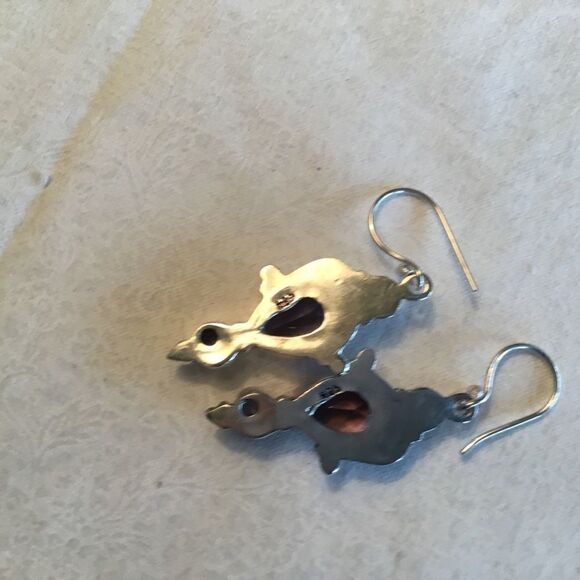 NWOT. Sterling Silver Amethyst Earrings - Picture 12 of 16